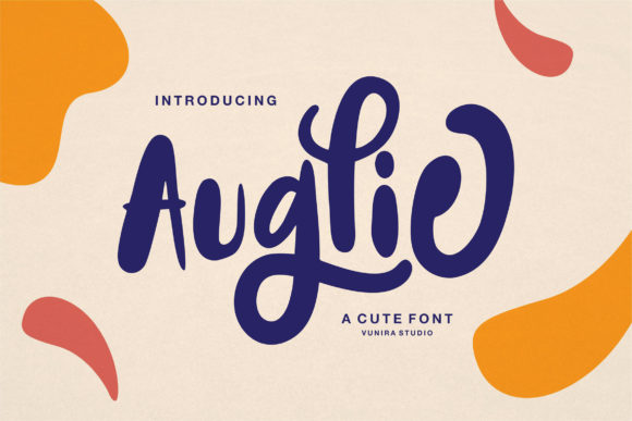 Auglie: A Script Font for Modern Branding and Creative Projects