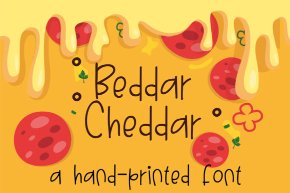 Beddar Cheddar Font for Web Design