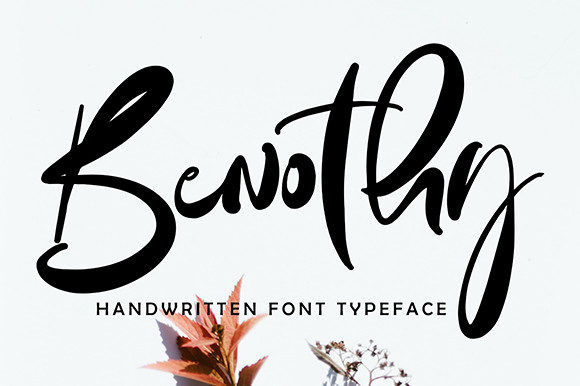 Benothy: A Chic Display Font for Handmade Creations
