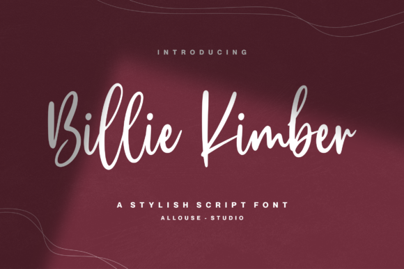 Billie Kimber: A Stylish Script Font for Web Design