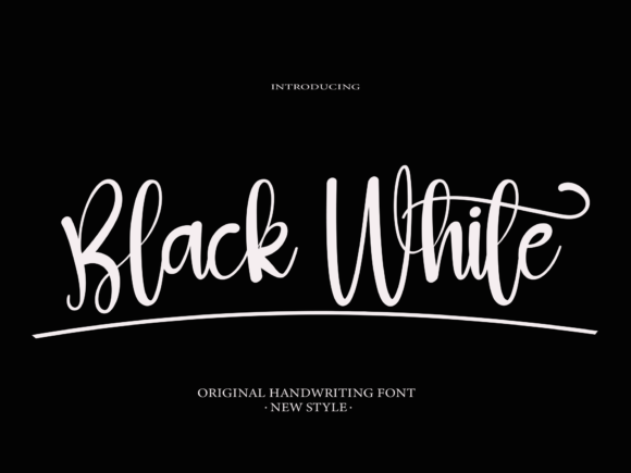 Black White Font for Clearer Campaign Messaging