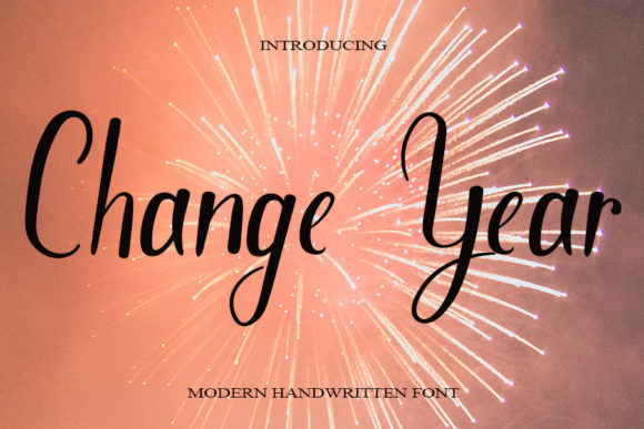 Change Year Font for Editorial Design and Content Creation