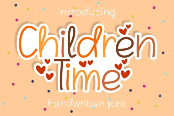 Children Time: A Playful Font for Digital Branding