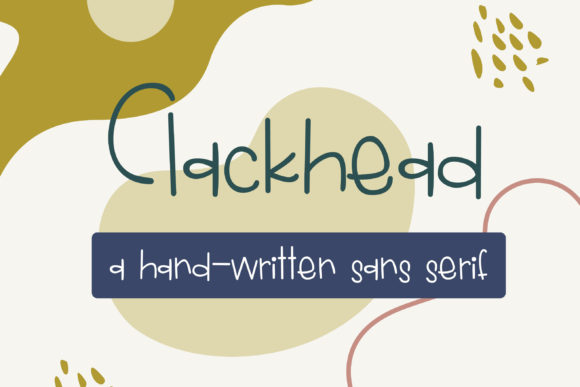 Clackhead: A Friendly Handwritten Font for Web Design