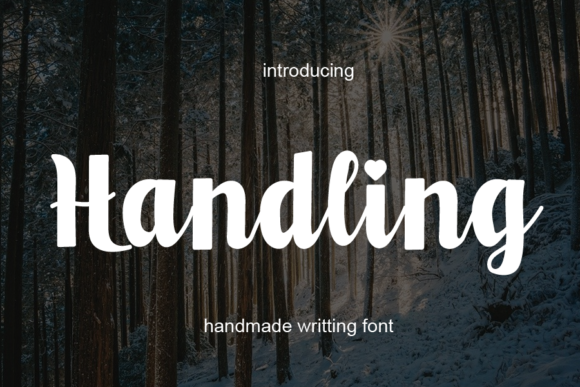 Elevate Your Designs with the Handling Script Font
