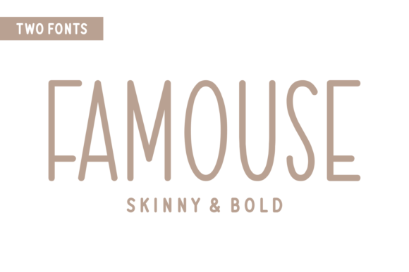 Famouse: A Handwritten Font for Branding Projects