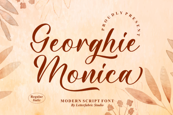 Georghie Monica Font for Handmade Creations