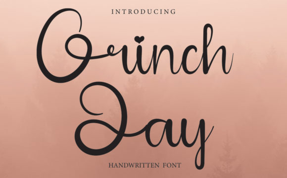 Grinch Day: A Modern Script Font for Eye-Catching Campaigns