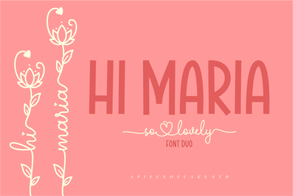 Hi Maria: A Delicate Script Font for Creative Branding