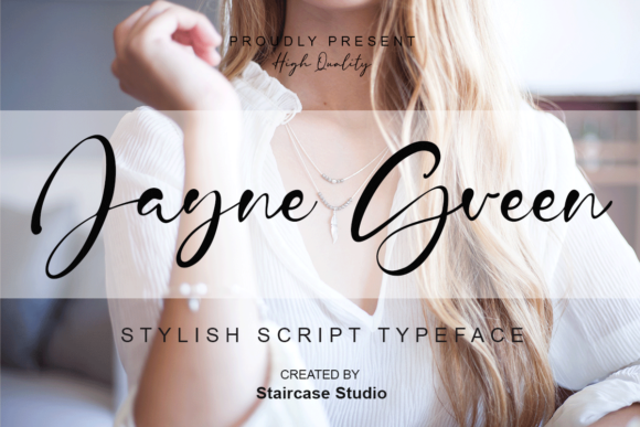 Jayne Green: A Script Font That Elevates Editorial Design