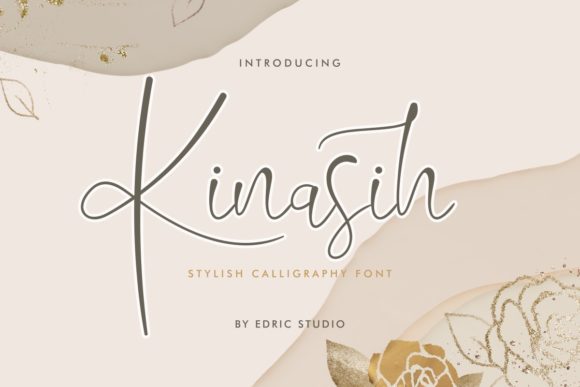 Kinasih Script Font for Editorial Design