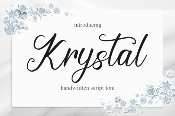 Krystal: A Stylish Script Font for Branding Success