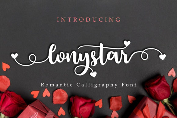 Lonystar: A Romantic Font for Branding That Stands Out