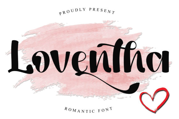 Loventha: A Romantic Script Font for Editorial Design