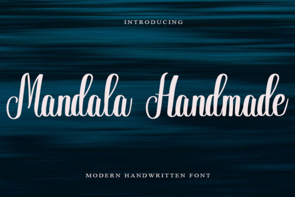 Mandala Handmade: A Thoughtful Script Font for Editorial Design