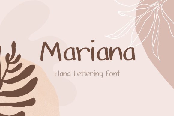 Mariana: A Minimalist Handwritten Font for Modern Branding