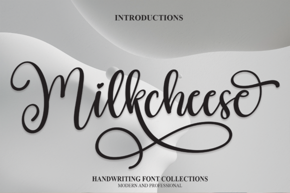 Milkcheese Script Font for Web Design