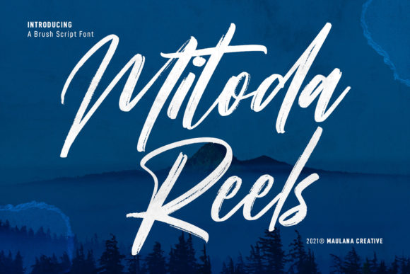 Mitoda Reels: A Script Font for Modern Branding