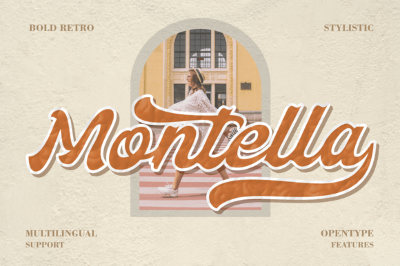 Montella: A Retro Script Font for Modern Web Design