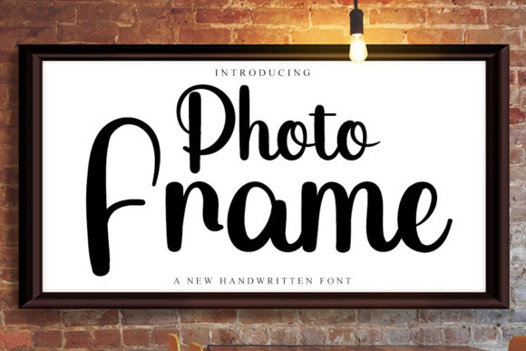 Photo Frame Font for Professional Branding