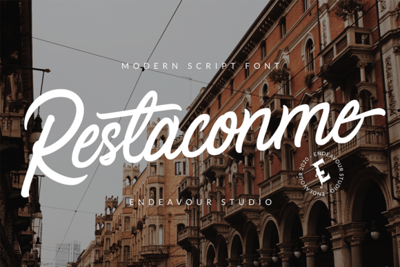 Restaconme: A Handwritten Font for Bold Editorial Design