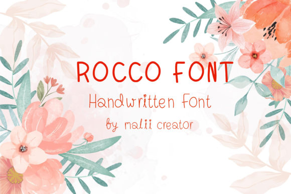 Rocco: A Handwritten Font for Creative Makers