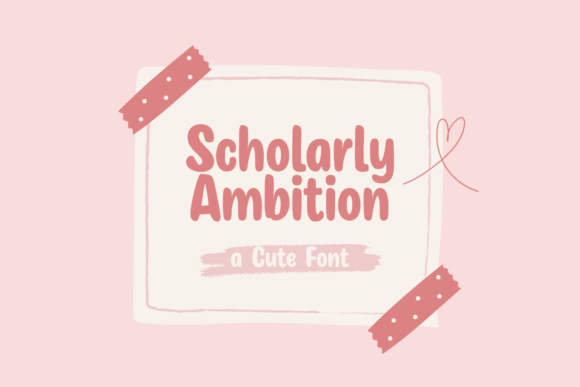Scholarly Ambition Font Review for Editorial Design