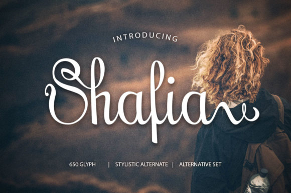 Shafia Script Font for Handmade Creations