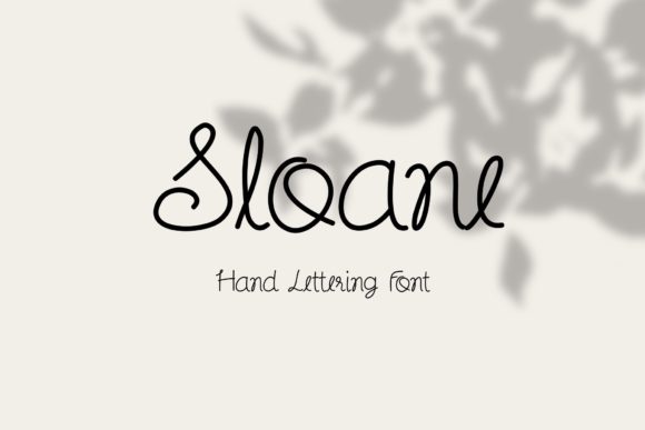 Sloane Script Font for Handmade Creations