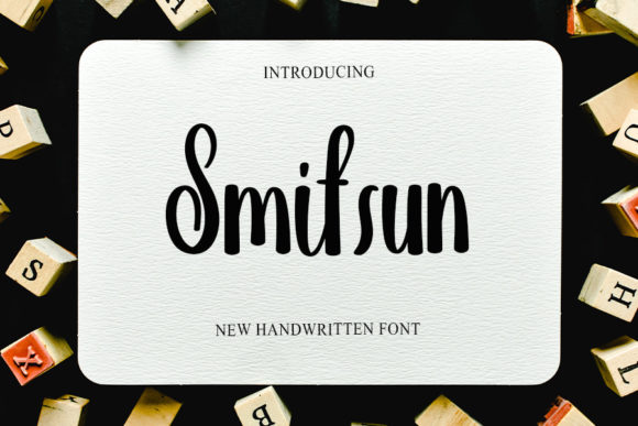 Smitsun: A Playful Handwritten Font for Modern Web Design