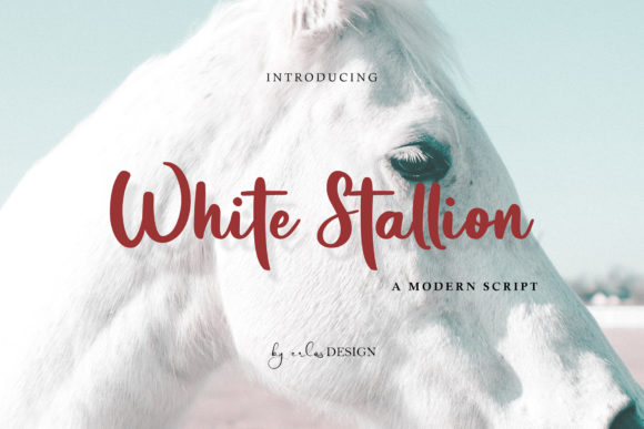 White Stallion: A Script Font for Elegant Editorial Design